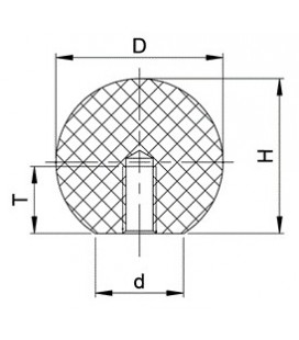 BOULE LISSE TARAUDEE - BLT