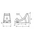 Patin anti-bascule pour tube cintré - ACM