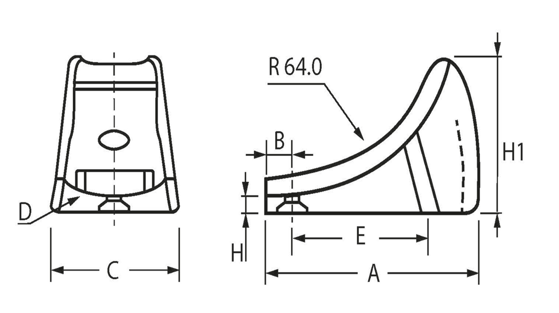 Patin anti-bascule pour tube cintré - ACM