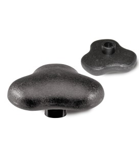 Volant de serrage trèfle avec insert métal non débouchant – VBNTE